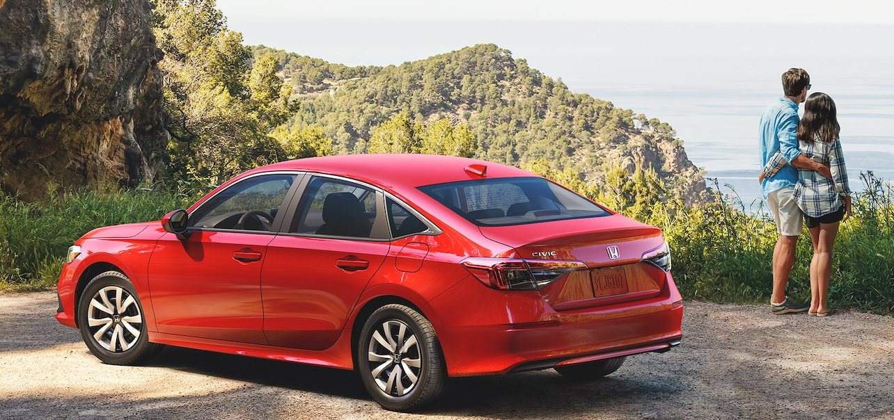 A parked used Honda vehicle