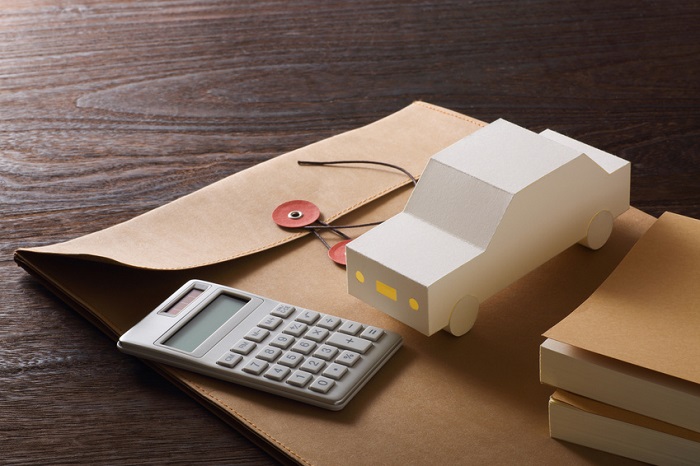 Honda financing materials on a desk