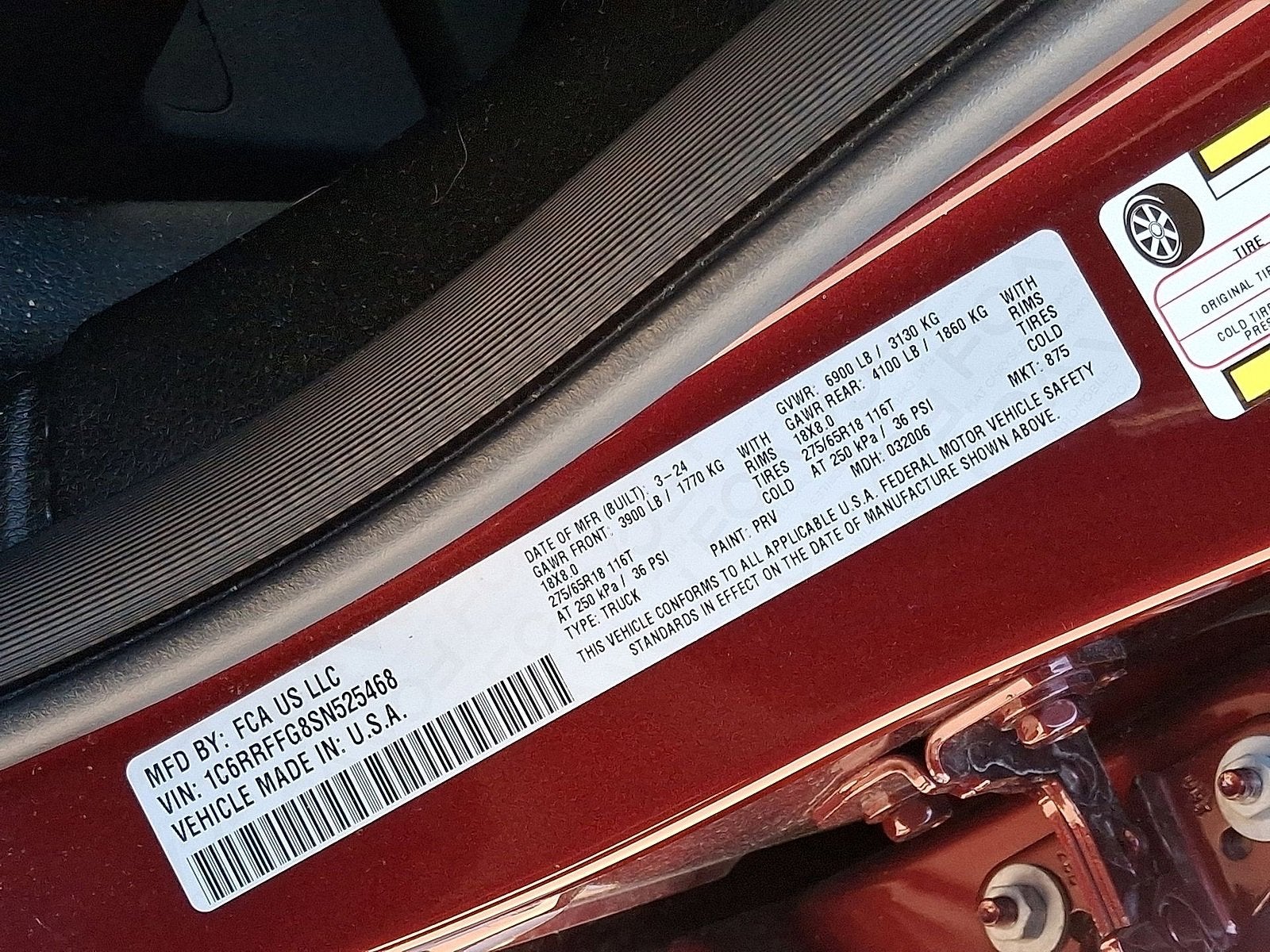 2025 RAM 1500 Big Horn Crew Cab 4x4 5'7" Box