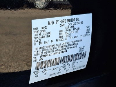 2022 Ford Explorer Timberline