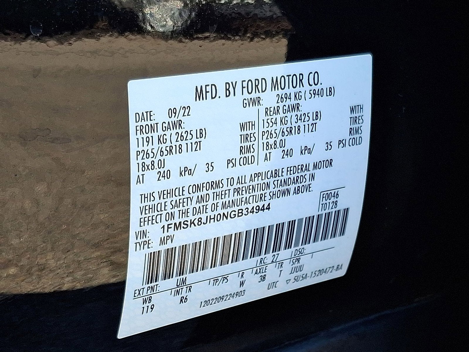 2022 Ford Explorer Timberline