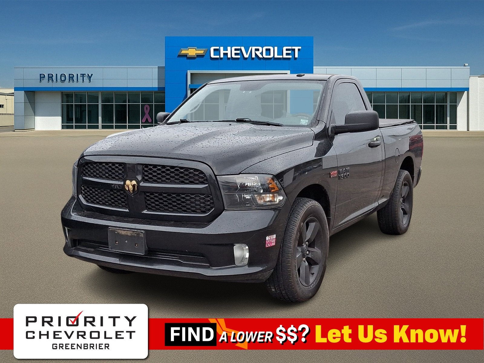 2017 RAM 1500 Express Regular Cab 4x4 6'4" Box