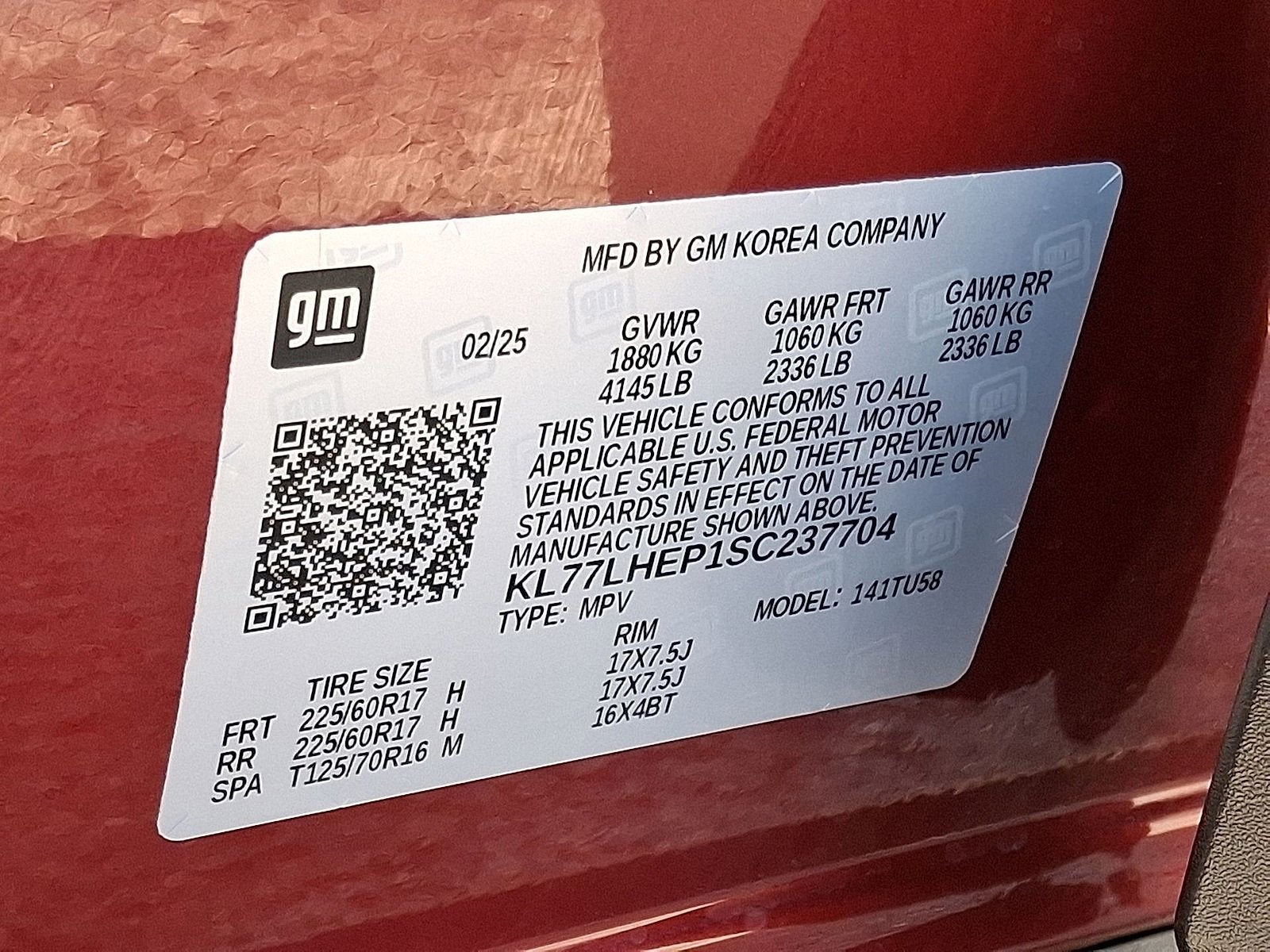 2025 Chevrolet Trax LT