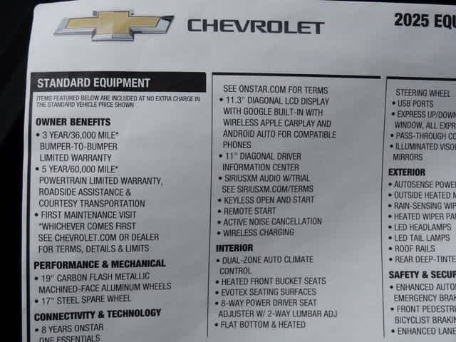 2025 Chevrolet Equinox RS