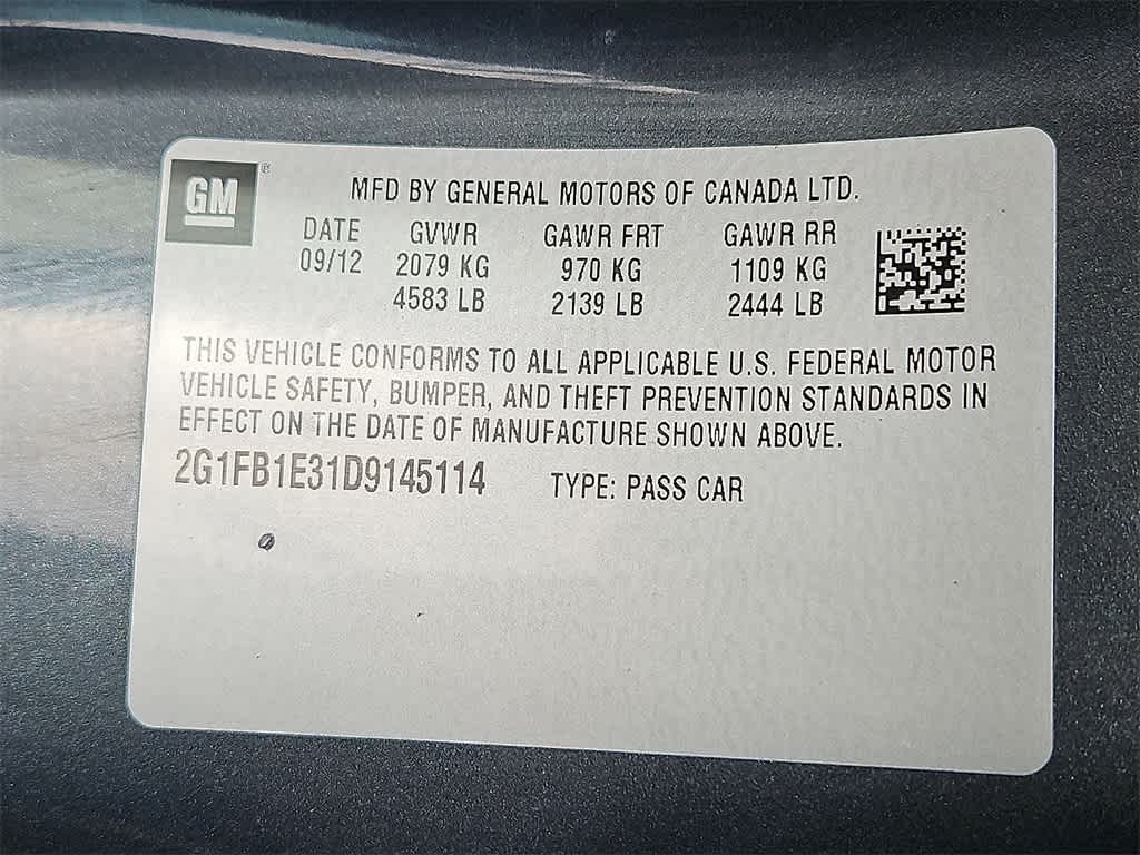 2013 Chevrolet Camaro LT