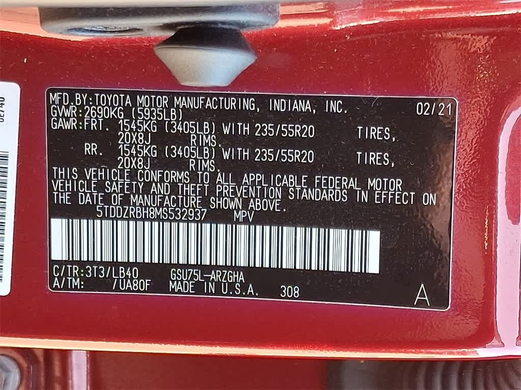 2021 Toyota Highlander Limited