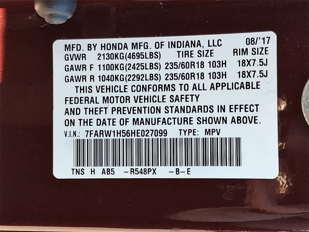 2017 Honda CR-V EX