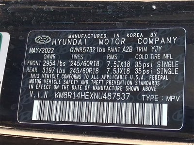 2022 Hyundai Palisade SE