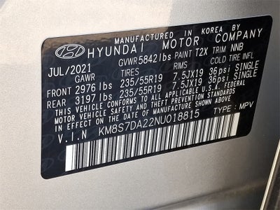 2022 Hyundai Santa Fe Plug-In Hybrid Limited