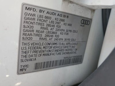 2017 Audi Q7 Premium Plus