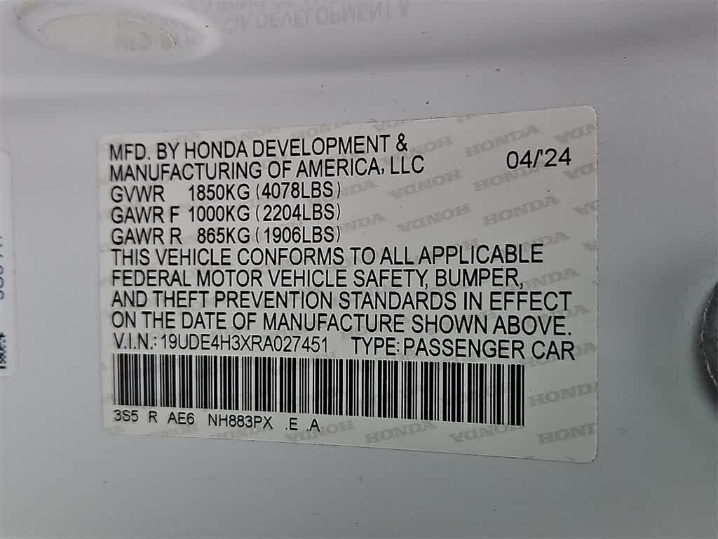 2024 Acura Integra w/A-Spec Package