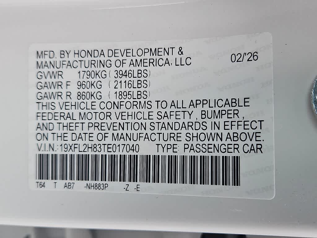 2026 Honda Civic Sport