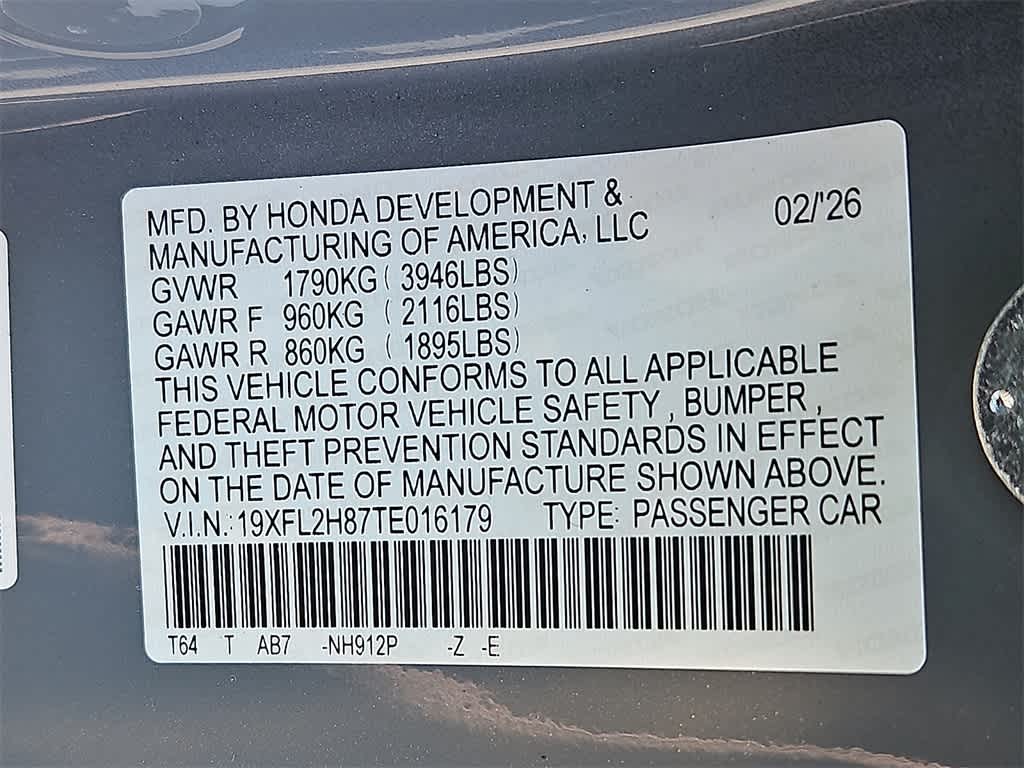 2026 Honda Civic Sport