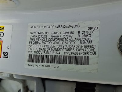 2020 Honda Accord Sport