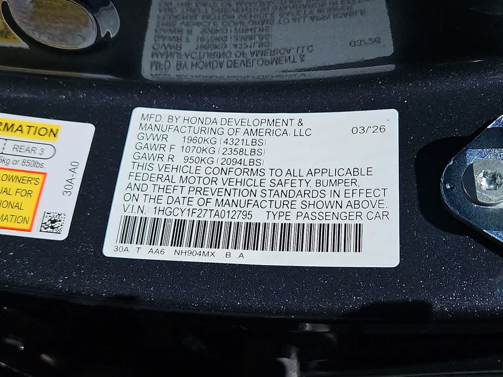 2026 Honda Accord LX