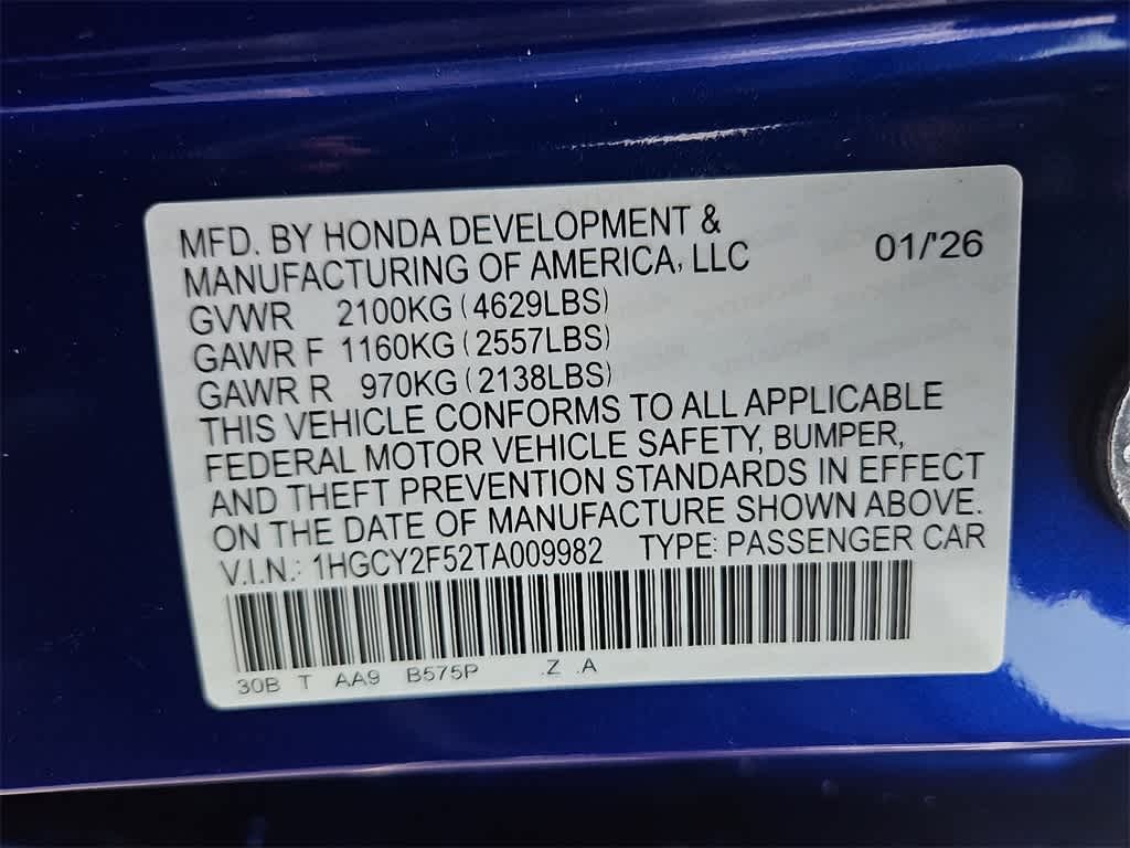 2026 Honda Accord Hybrid Sport