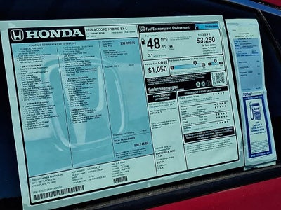 2026 Honda Accord Hybrid EX-L