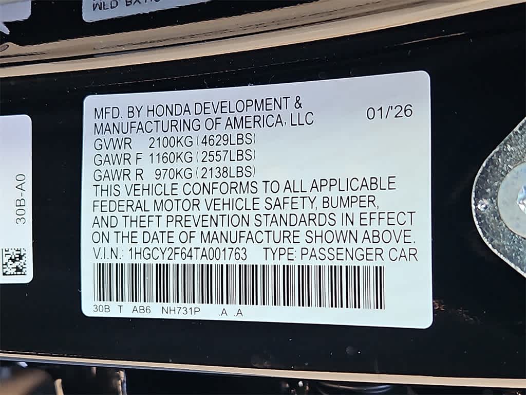 2026 Honda Accord EX-L