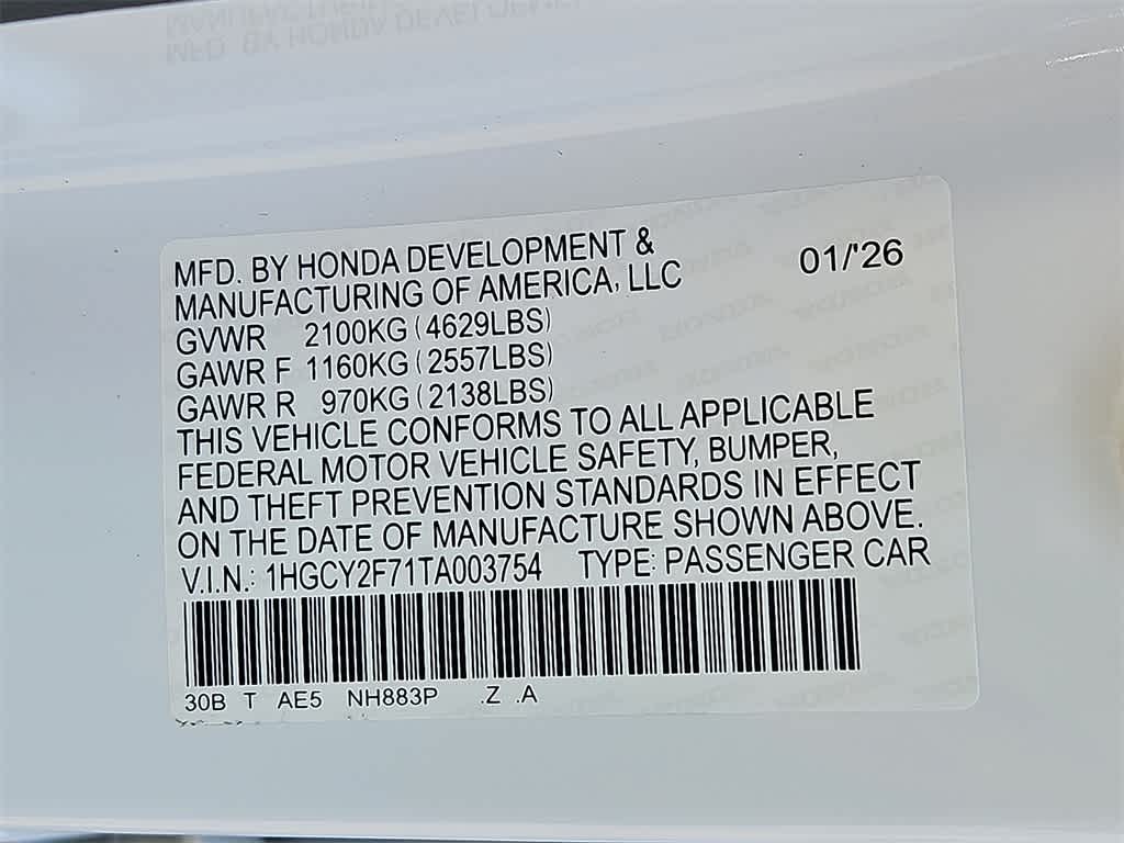 2026 Honda Accord Sport-L