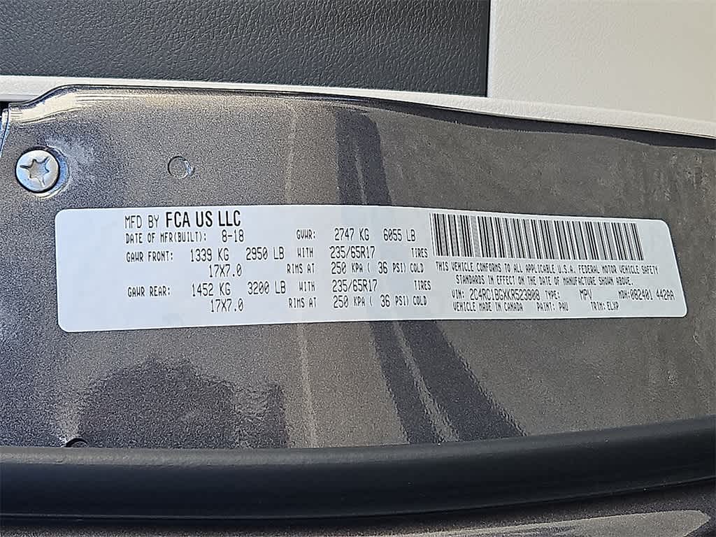 2019 Chrysler Pacifica Touring L