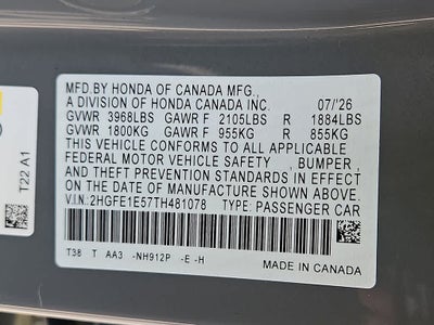 2026 Honda Civic Si Base