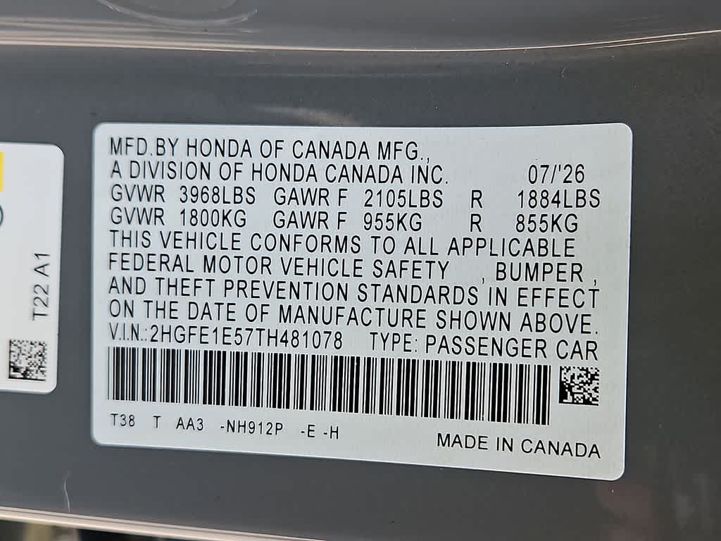 2026 Honda Civic Si Base