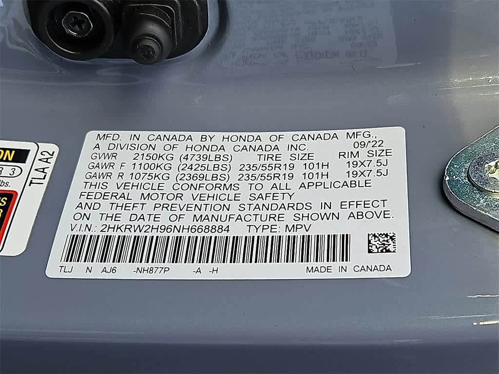 2022 Honda CR-V Touring