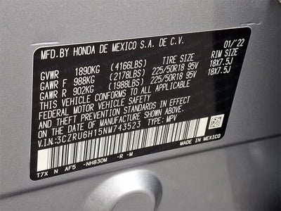 2022 Honda HR-V Sport