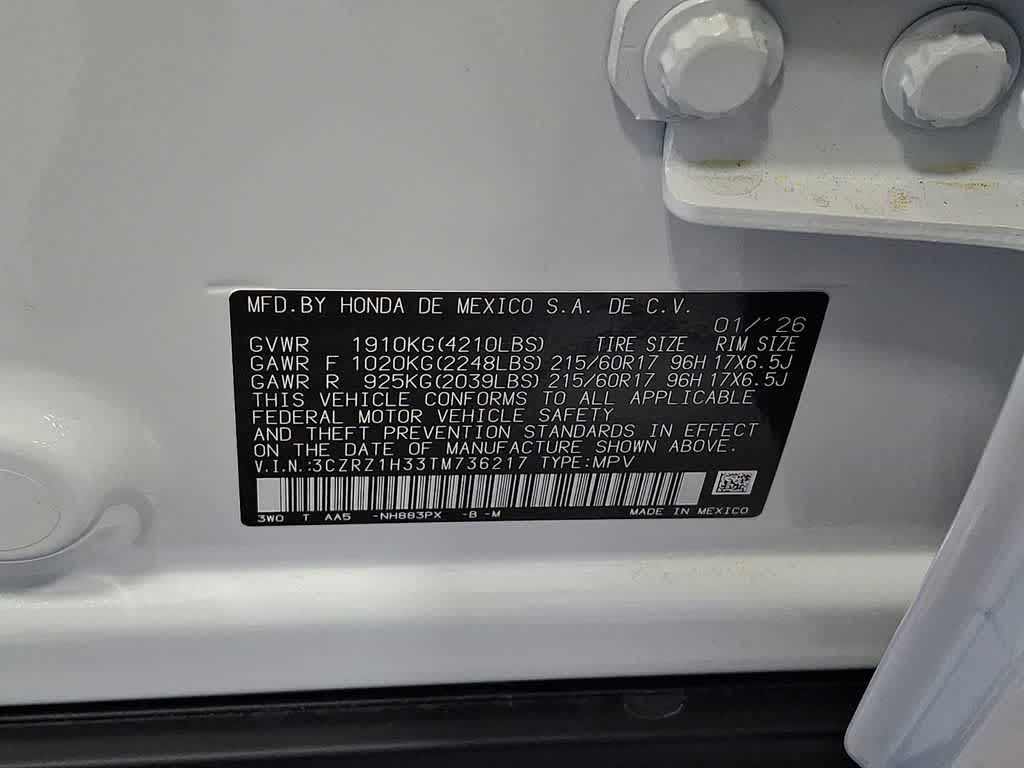 2026 Honda HR-V LX