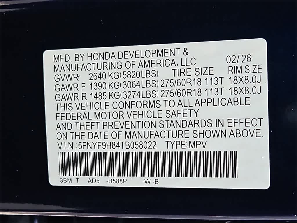 2026 Honda Passport TrailSport Elite