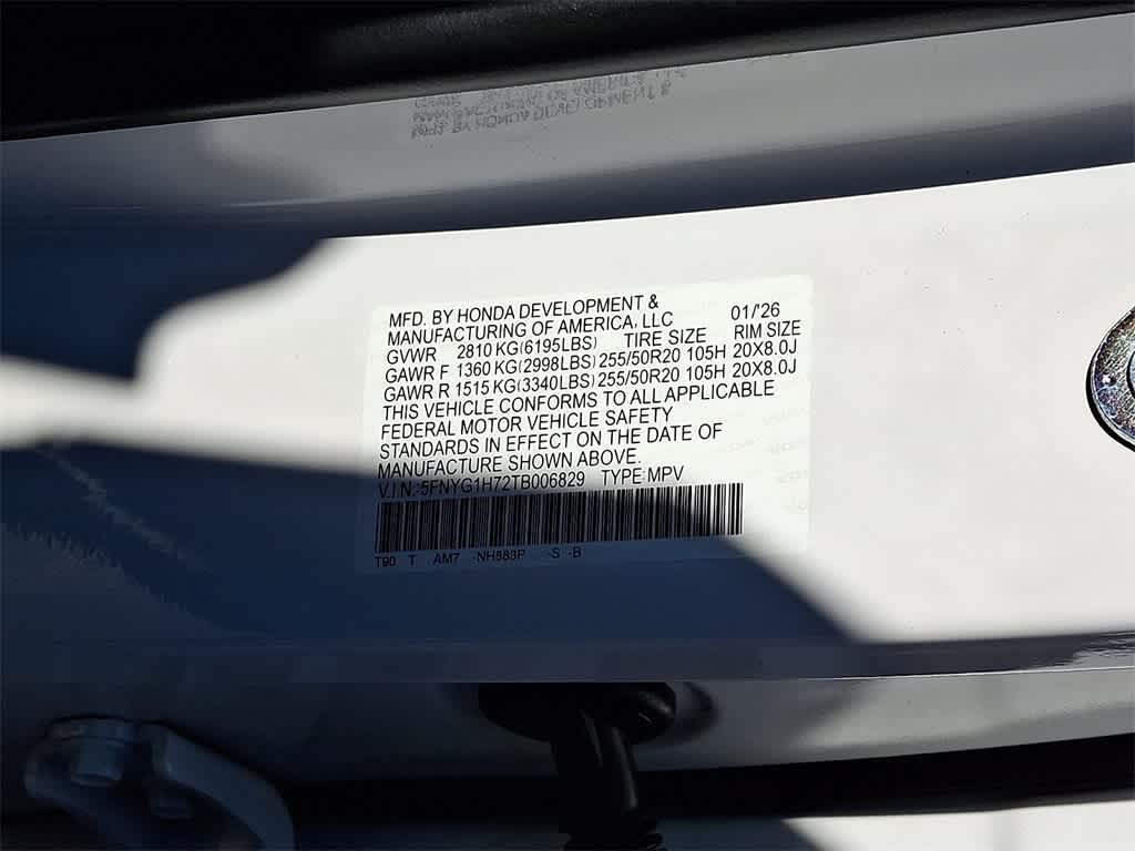 2026 Honda Pilot Touring