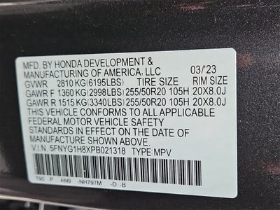 2023 Honda Pilot Elite