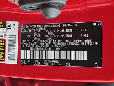 2021 Toyota Highlander XLE