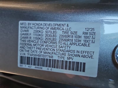 2026 Honda CR-V Hybrid Sport-L