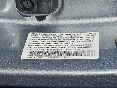 2019 Honda CR-V EX-L