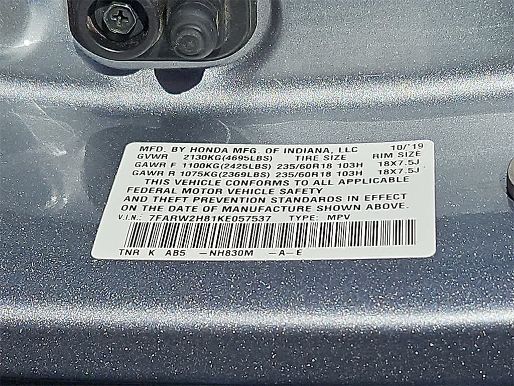 2019 Honda CR-V EX-L