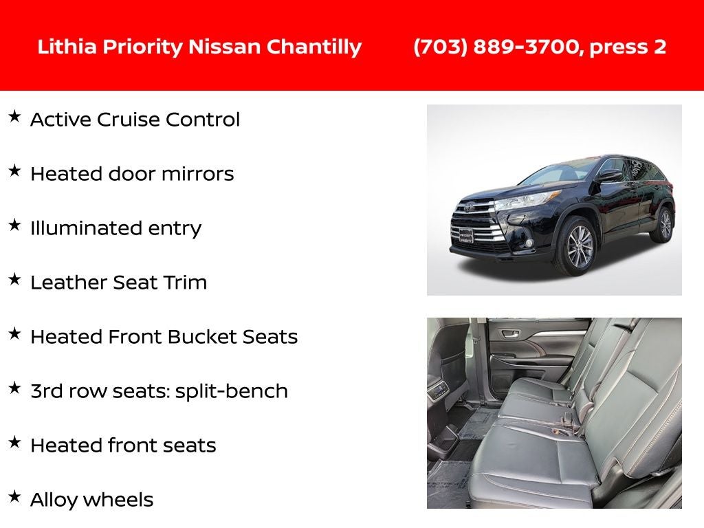 2019 Toyota Highlander XLE