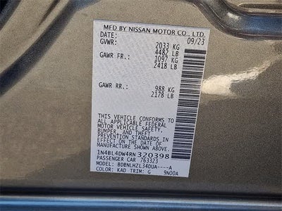 2024 Nissan Altima 2.5 SV