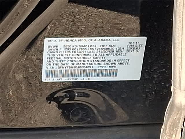 2018 Honda Pilot Touring