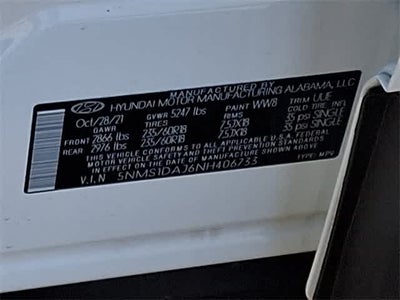 2022 Hyundai Santa Fe SE