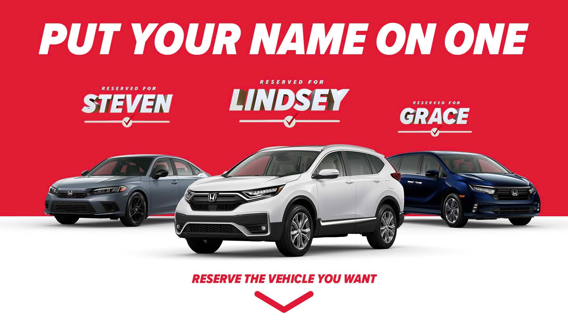 Reserve Your Vehicle Now