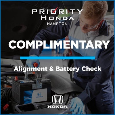 Complimentary Alignment & Battery Check