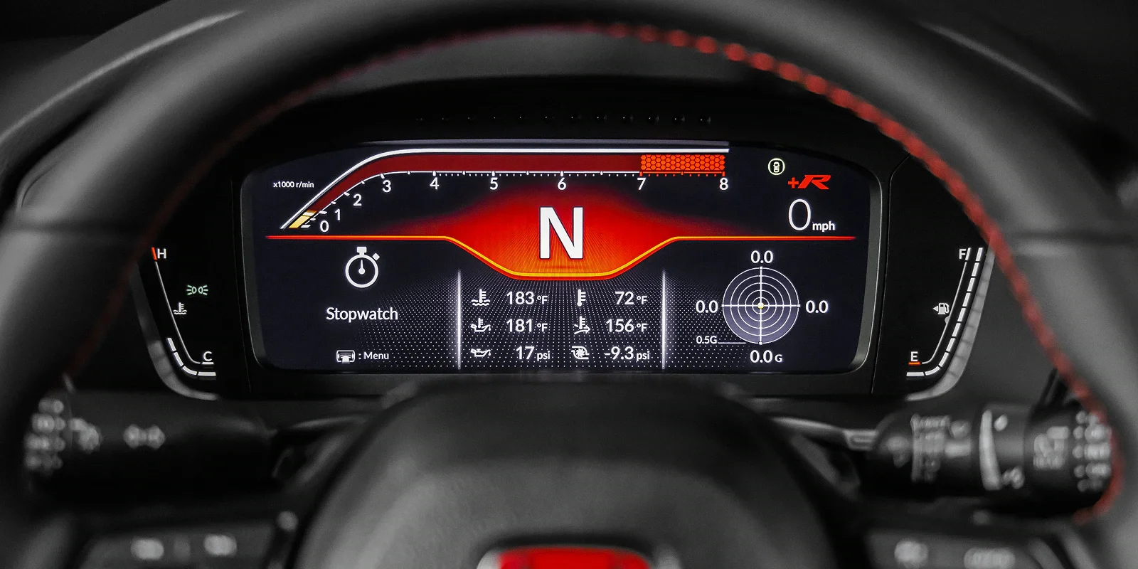 Advanced safety systems and Honda Sensing driver assistive features of the 2026 Honda Civic Type R