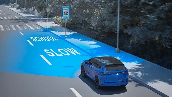 Honda Sensing safety features and driver assist systems on the road