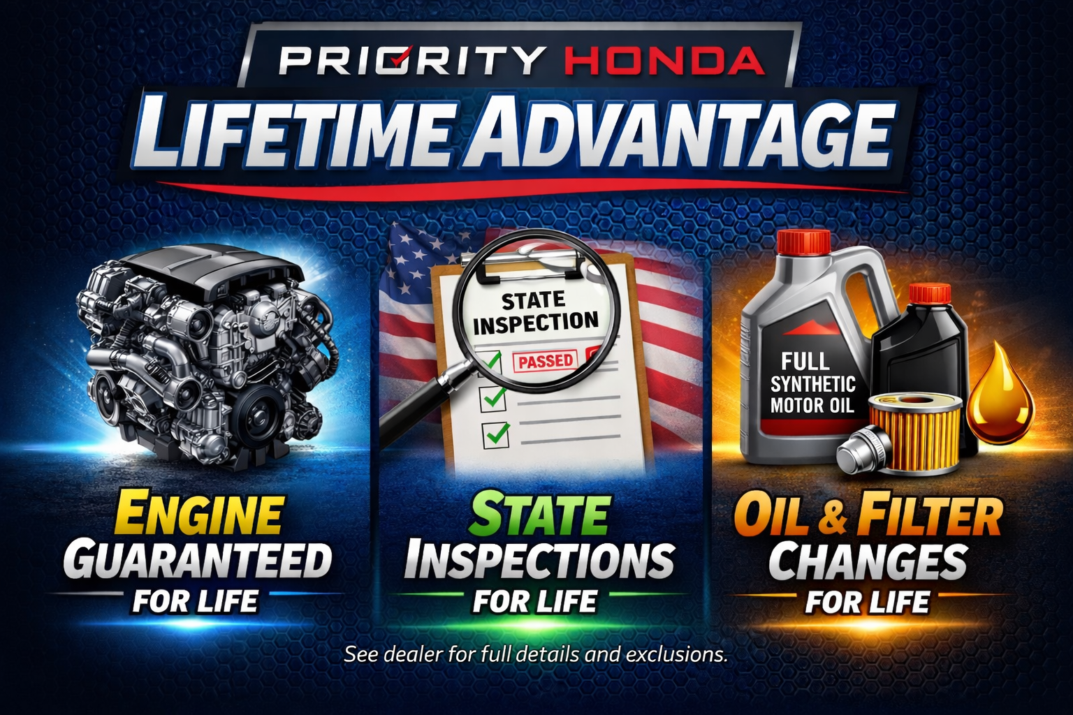 Priority Honda Lifetime Advantage